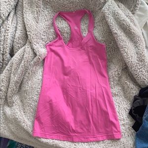 Lulu lemon pink tank top